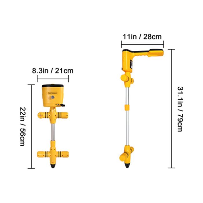 VM-810 Utility Line Locator, High-Frequency Pipe & Cable Locator