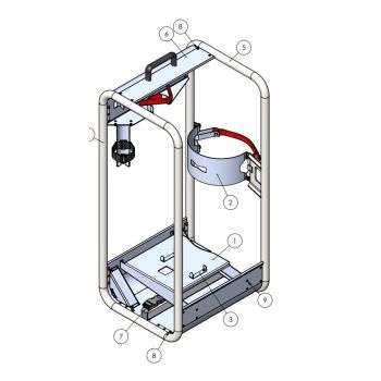 DW-416 Diamon Wire Dolly