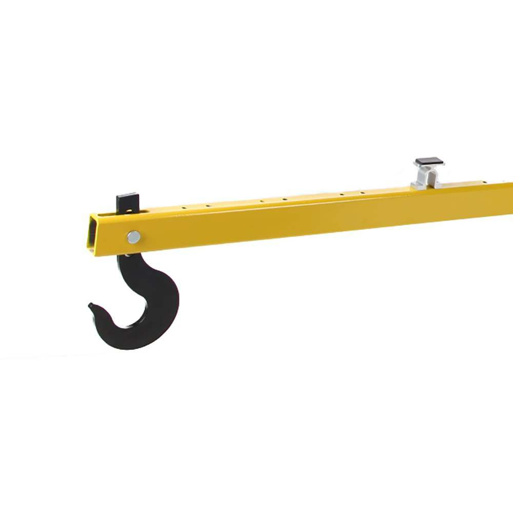 MagDolly Lite hook connection detail — horizontal hook locations for MLAY1000x3 magnet attachment