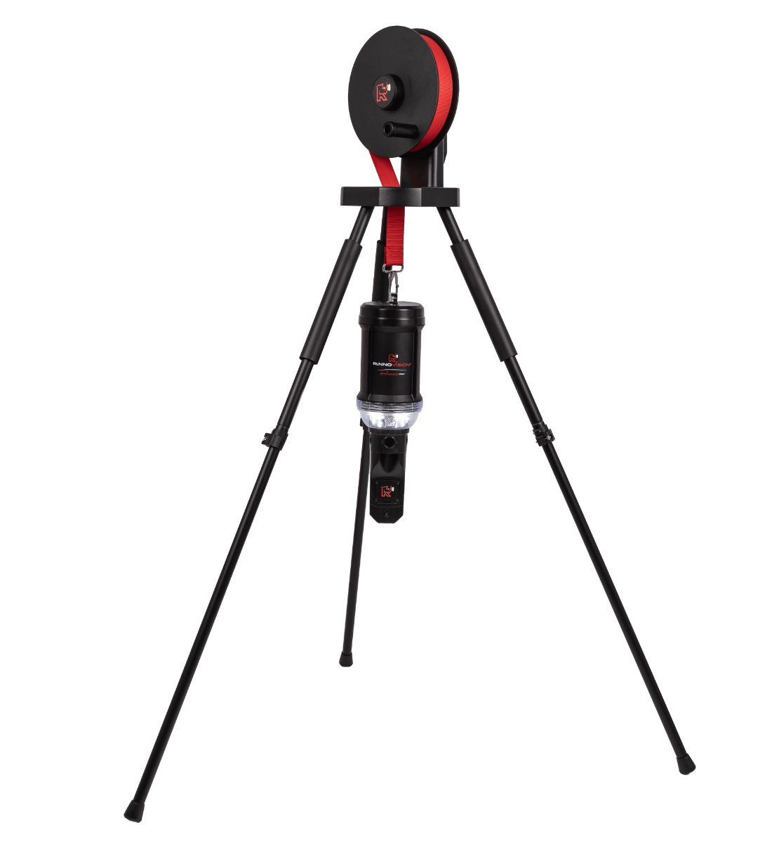 RV-MAX 360S tripod deployment with lighting activated