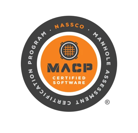 NASSCO Manhole Assessment Certification Program MACP Certified Software mark